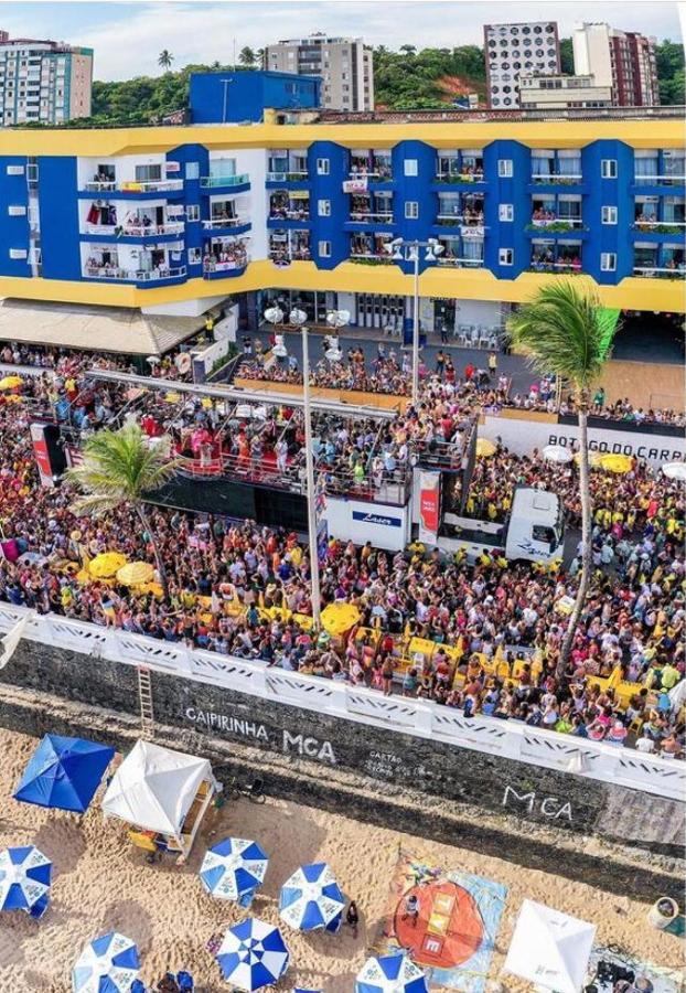 Flat O Point Do Carnaval Do Farol Da Barra Apartment ซัลวาดอร์ ภายนอก รูปภาพ